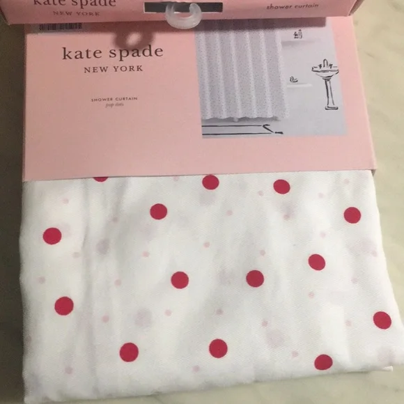 Kate Spade Ref Dot shower curtain NWT Firm Price!