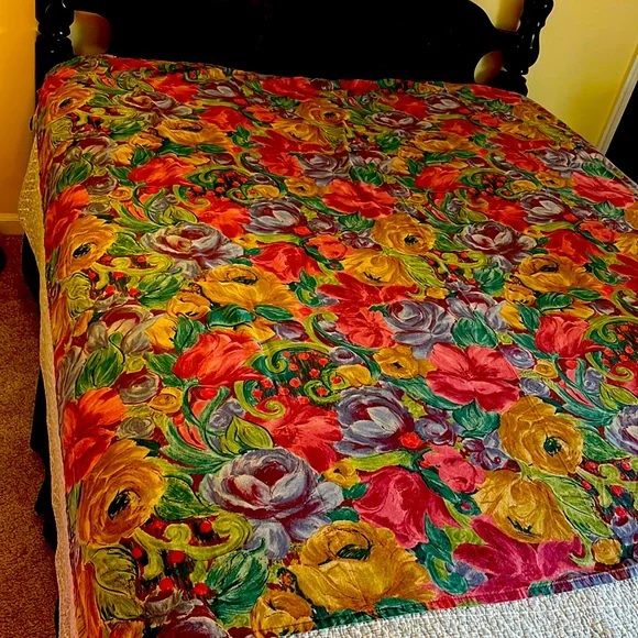Antique Shower curtain/ Firm Price