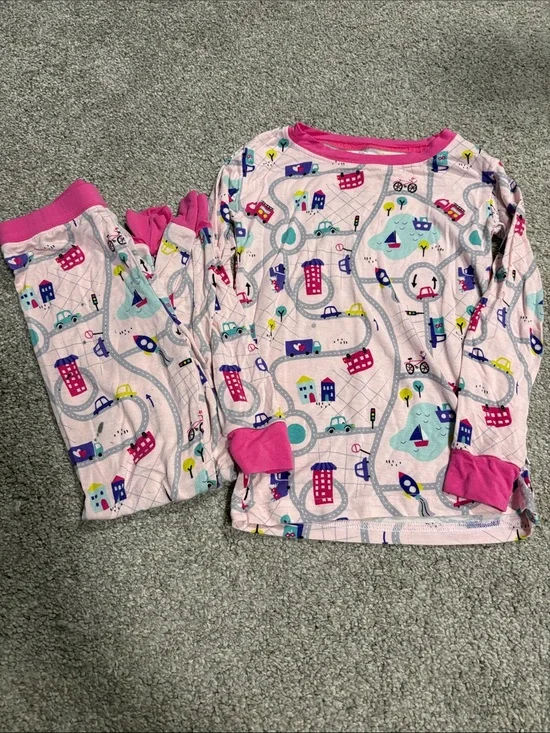 Little Sleepies Pink Road Trip Pajamas