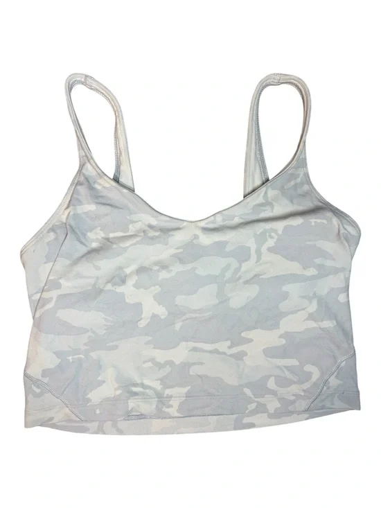 Lululemon align tank camo white grey size 8