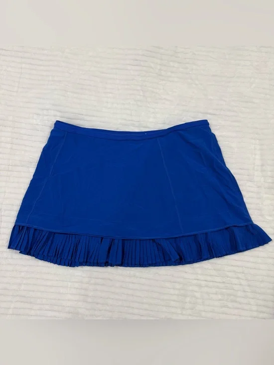 lululemon athletica Electric Blue Pleated Hem Mini Skirt