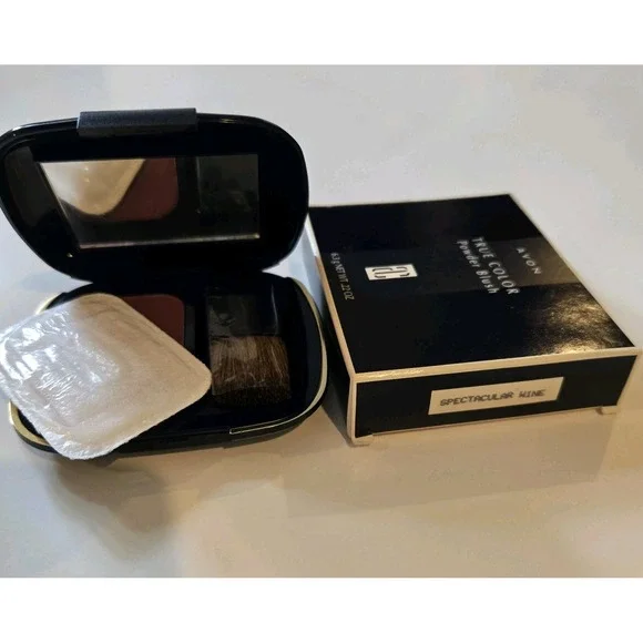 NEW AVON true color BLUSH powder Discontinued‎ 1997 Spectacular Wine .22 Oz
