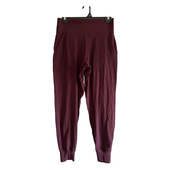 lululemon Align High-Rise Burgundy Maroon Athleisure Lounge Jogger Size 8