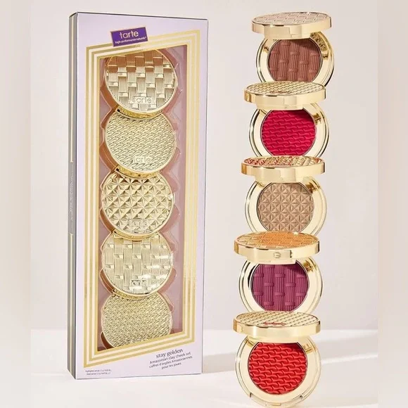 Tarte ‘Stay Golden’ Amazonian Clay Cheek Set