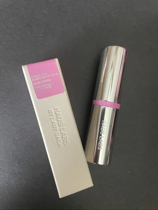 Haus Labs By Lady Gaga Color Fuse Glassy Blush Balm — glassy lilac