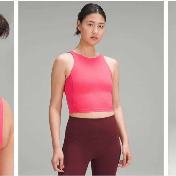 Lululemon Align High-Neck Tank Top Lip Gloss Pink Size 0