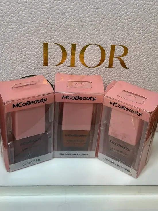MCoBeauty Liquid Blush Luminous Glow 15 mL BUNDLE of 3 - NEW in Pkg