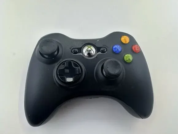 Genuine OEM Black Microsoft Xbox 360 Wireless Controller Tested Fast Shipping