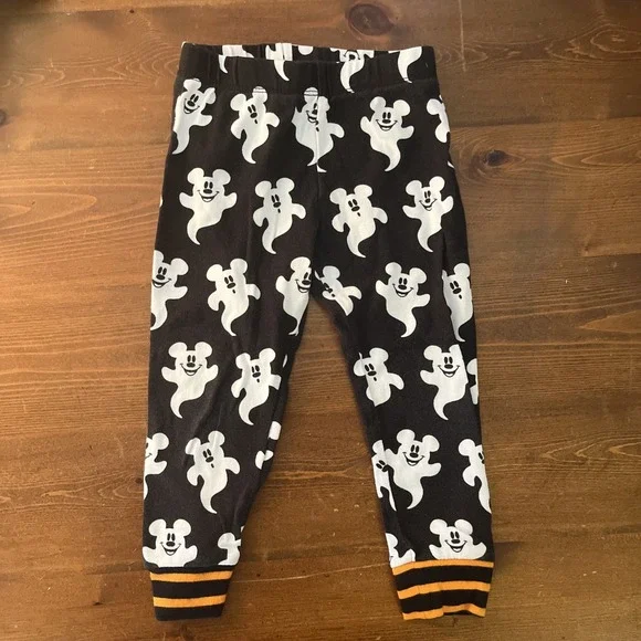 DISNEY Mickey Mouse Ghost Unisex Kid's Size 2‎  Pajama Bottoms