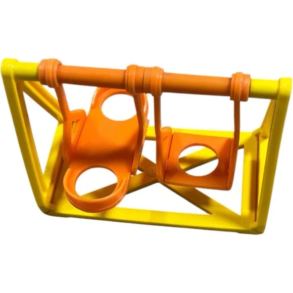 1986 Fisher Price Little People Replacement‎ Part-Yellow/Orange Swing Set