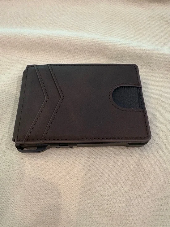 Minimalist Men's Bifold Card Wallet - Brown
