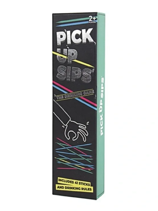 Gift Republic Pick Up Sips | Adult Drinking Game | 41 Colored Sticks | Ages 21+