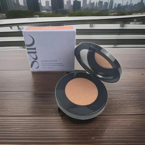 Saie Glow Sculpt ~ Multi-Use Cream Highlighting Blush In QUARTZGLOW NIB!