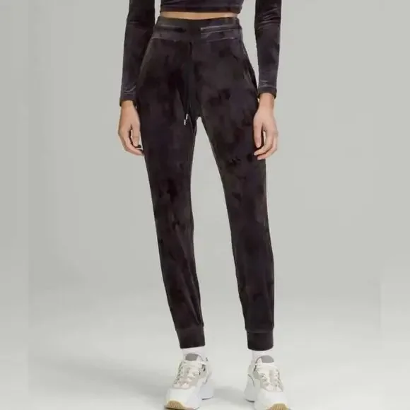 Lululemon Ready to Crush High-Rise Velour Joggers - Interstellar Dark Gray - 2
