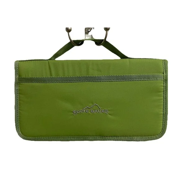 Eddie Bauer‎ Outdoor Travel Wallet- Nylon- Full Zip- Cards/Phone Holder 9.5x5x1