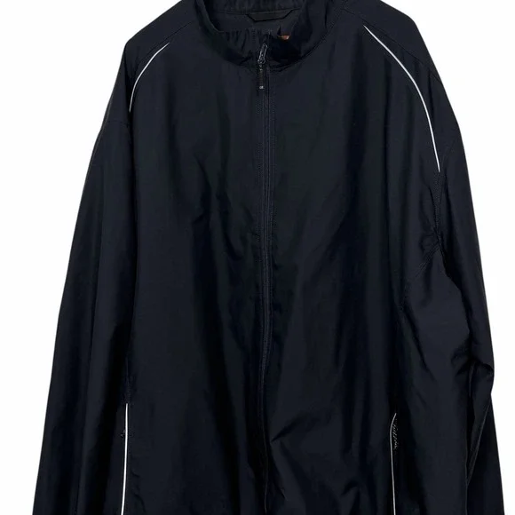 Cutter & Buck WeatherTec Jacket Mens 5XB Big Tall Navy Full Zip Lightweight Wind