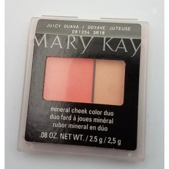 New MARY KAY Mineral‎ Cheek Color Duo Juicy Guava/ Goyave 081354 .08 oz