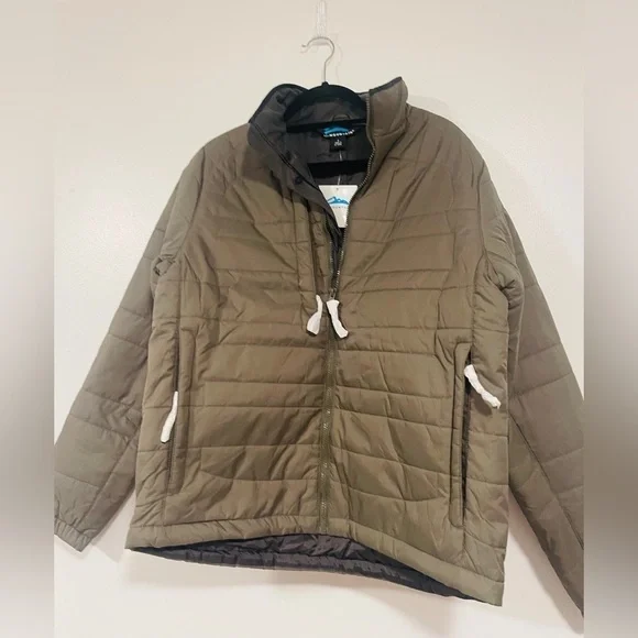 NWT Tri-Mountain Men’s Performance windproof nylon shell jacket Small Green/Moss