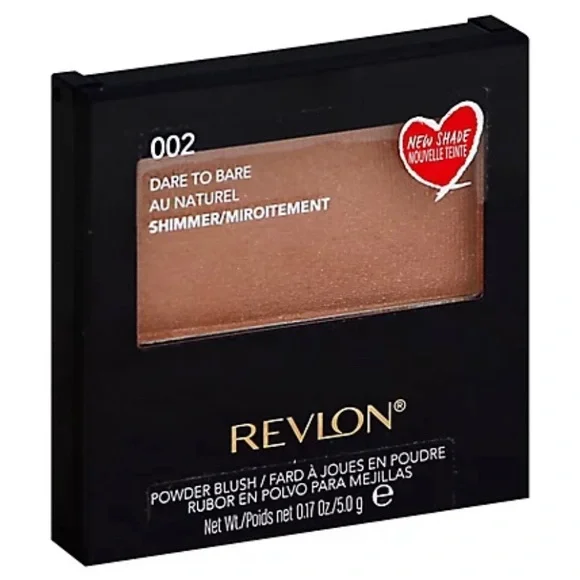 Revlon 0.17 Oz 002 Dare To Bare Shimmer Blendable Powder Blush