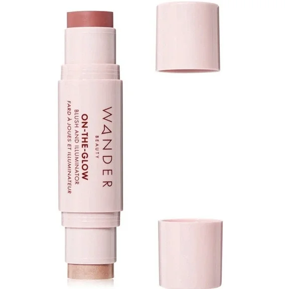Wander Beauty On The Glow Blush and Illuminator- Sienna Sunset/Nude Glow New