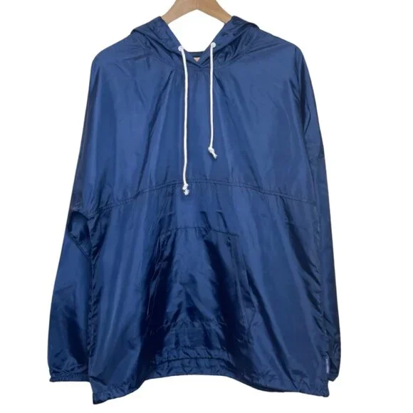 SPIRIT JERSEY | NWOT Unisex Blue Lightweight Pullover Windbreaker | Size M