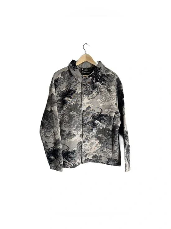 Rebel Vengeance Tapestry Jacket Men's Medium Apocalypse Horseman Monochrome NWT