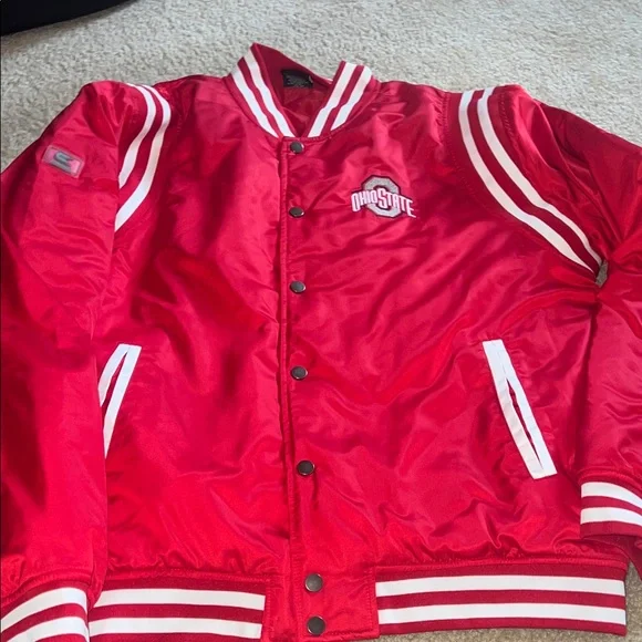 Ohio State Red Varsity Jacket