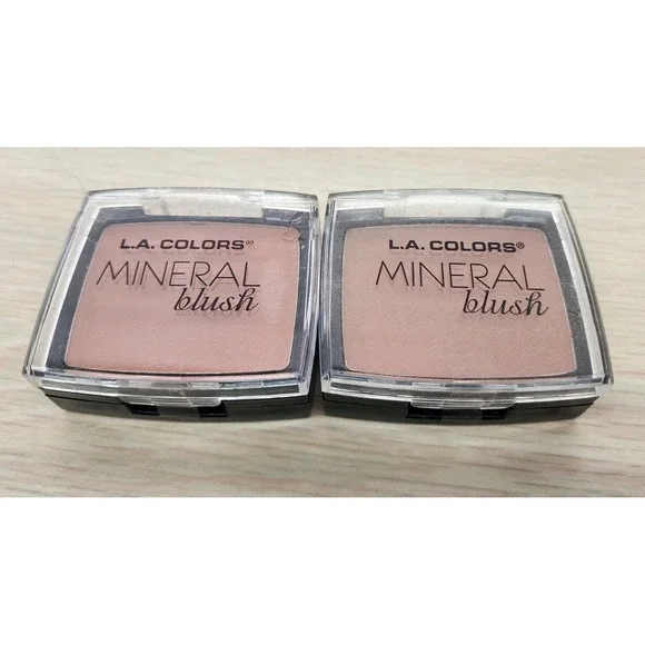 L.A.‎ COLORS Mineral Blush Coral CMB869 0.15 Oz Lot Of 2 New Sealed Cruelty Free