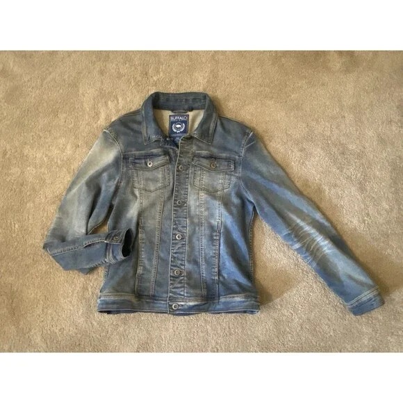 Buffalo David Bitton Slim Trucker Denim Jacket Men’s Size M