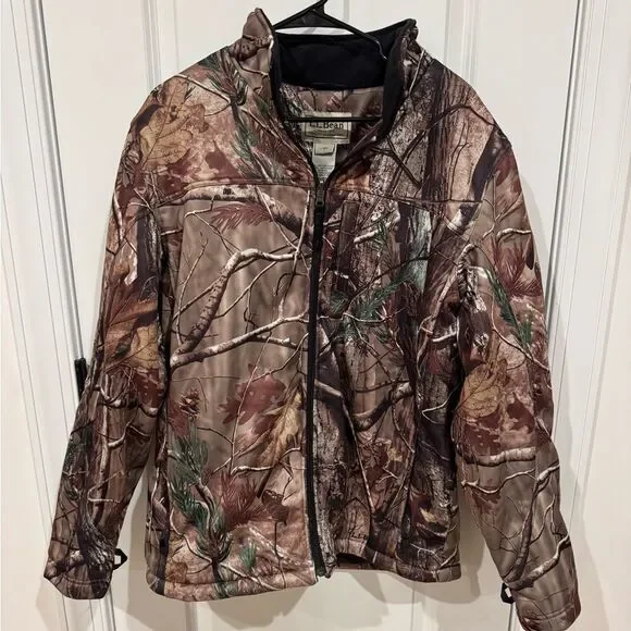 LL Bean Realtree Camo Coat