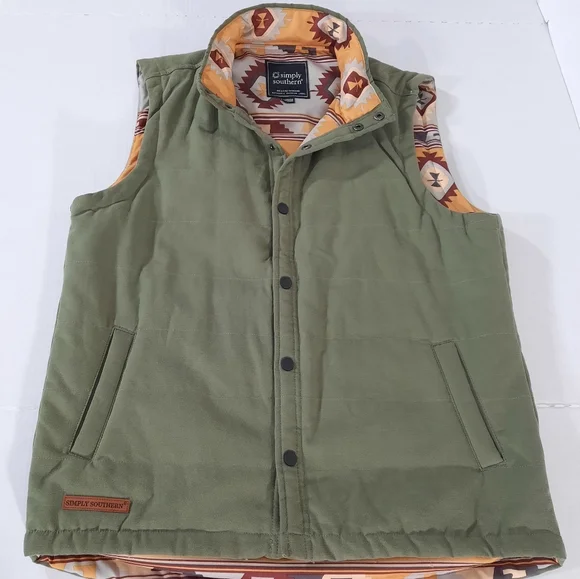 Simply Southern Washington Aztec Quilted Vest