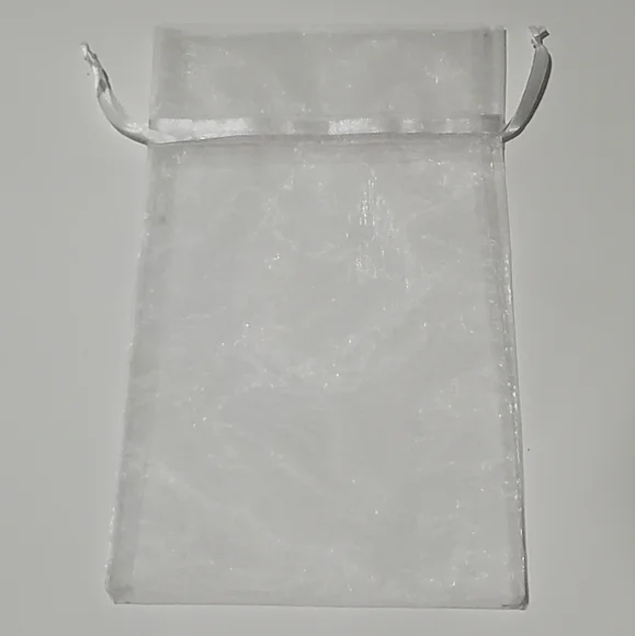 5/$15 Gift Bag Silver Mesh Drawstring