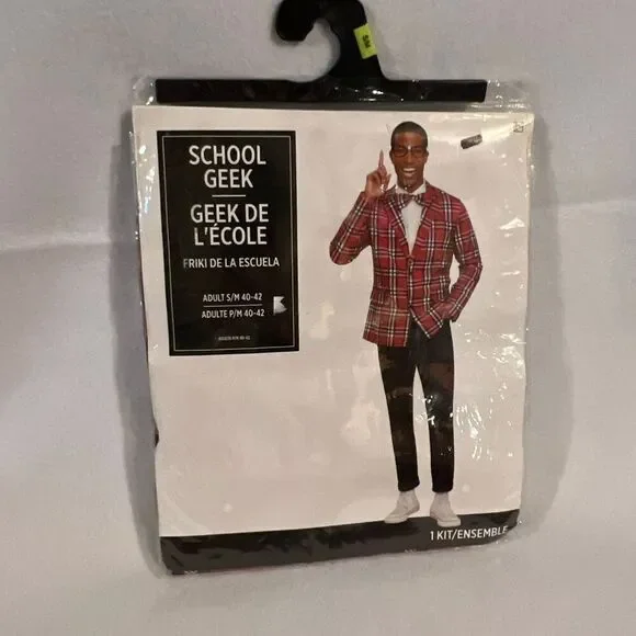 School Geek Costume - NWT