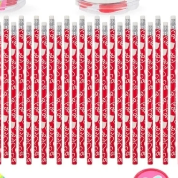 Pencils Printed with Love 30 Pack
