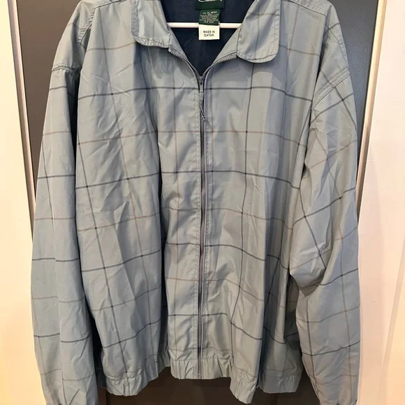 Catalina Men's Light Blue Plaid Jacket
