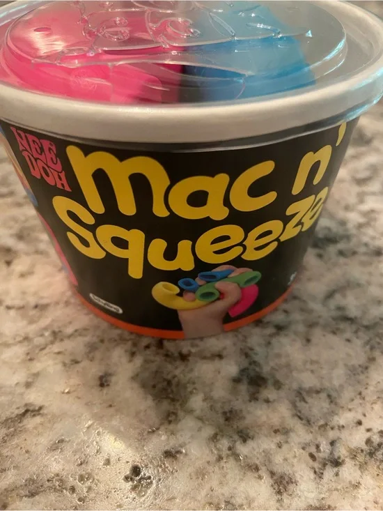 NeedDoh Mac n' Squeeze Sensory Putty - Pink, Blue, yellow, green