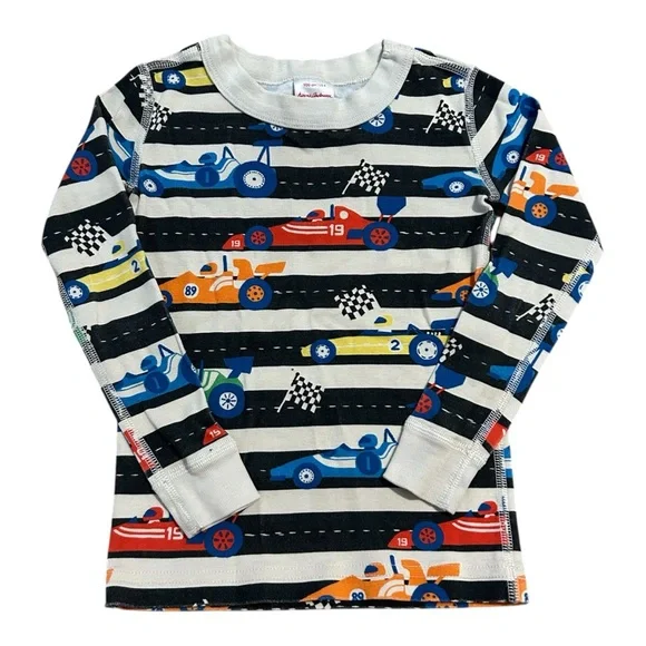 Hanna‎ Andersson Race Car Organic Cotton Pajama Top Size 4