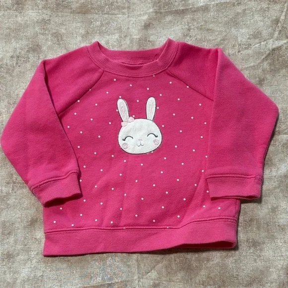 Jumping Beans Fuchsia Bunny Sweatshirt