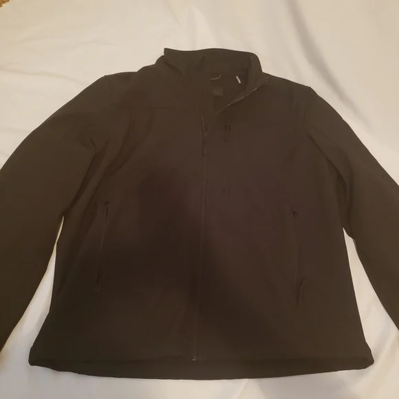 Guess Men's Charcoal Lightweight Rain Jacket