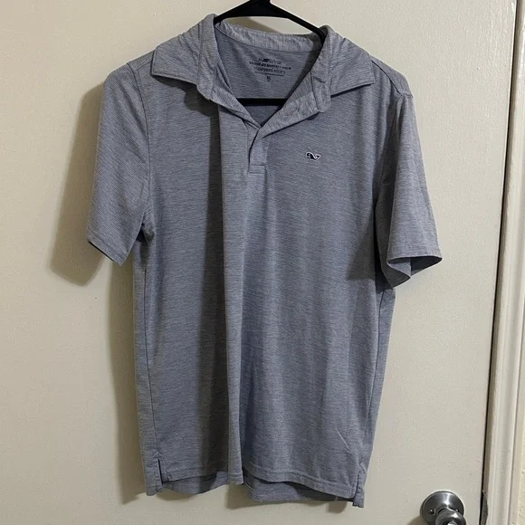 NWOT Vineyard Vines Boys On the Go Sankaty Striped Short Sleeve Polo XL