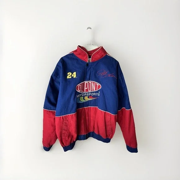 Vintage Jeff Gordon #24 DuPont Motorsport Winner's Circle NASCAR Jacket Size:L