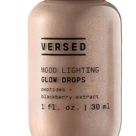 Versed Mood Lighting Glow Drops Sheer Bronzed 1 oz Liquid Highlighter New
