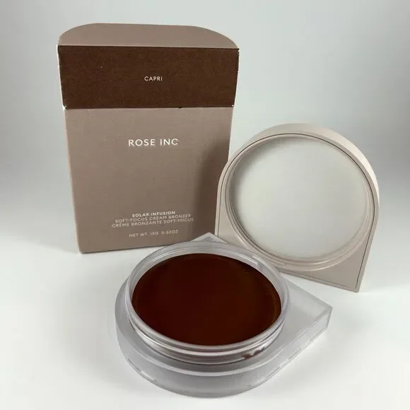 ROSE INC Solar Infusion Soft Focus Cream Bronzer 15g/0.52oz - Capri‎ NEW