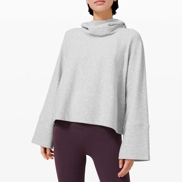 Lululemon Retreat Yourself Hoodie in Heathered Core Ultra‎ Light Grey Nimbus