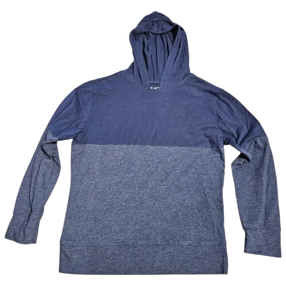 Boys Blue Colorblock Hoodie Sz LG(10/12) Lightweight Children's Place Cotton
