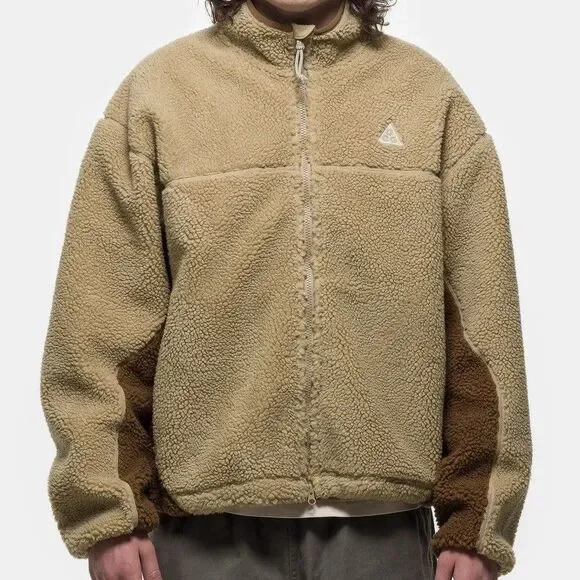 Nike ACG Therma-FIT ADV Mens Size L Canwell Glacier Beige Khaki Windproof Jacket