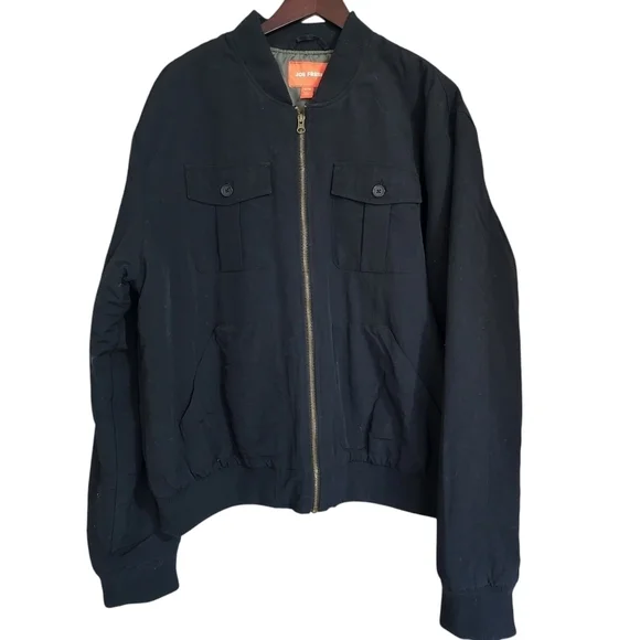Joe Fresh Black Bomber Pilot Jacket - XL