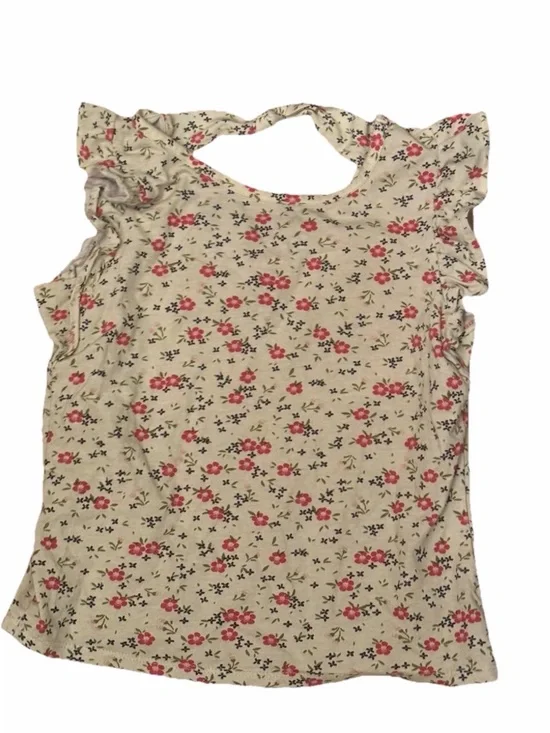 Girls Size 8 Floral‎ Blouse Top Shirt
