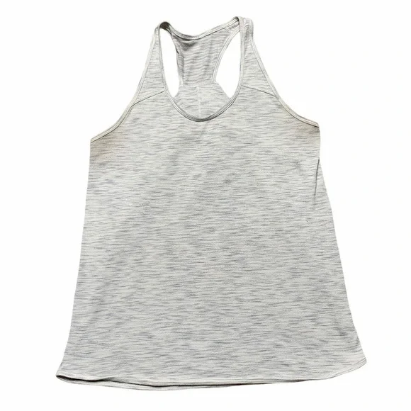 Lululemon Heathered Gray Tank Tops Racerback Shirt