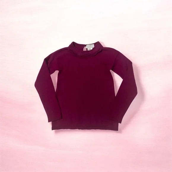 Jacadi Deep Red Kids Sweater